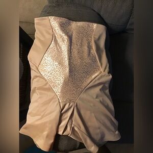 NWT Breezies Various Satin Floral High Waisted Tummy Shaper. Long Line Short